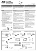 JVC KWAVX800 Installation Manual